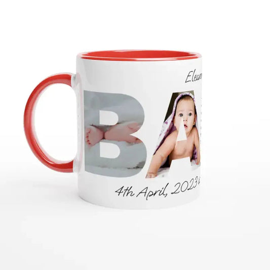 "11oz Baby Coloured Photo Mug - Perfect Keepsake Gift"-1