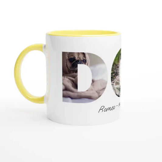 "11oz Coloured Dog Design Mug - Perfect For Animal Lovers!"-1
