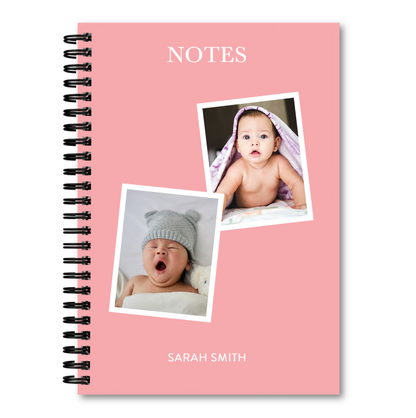 A5 Spiral Bound Notebook with Soft Cover and Custom Photo Design