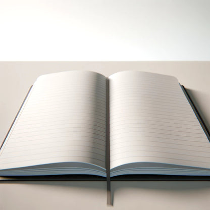 "A5 Size, Blue Hardcover Notebook with Plain Pages - Ideal for your Creativity"-2