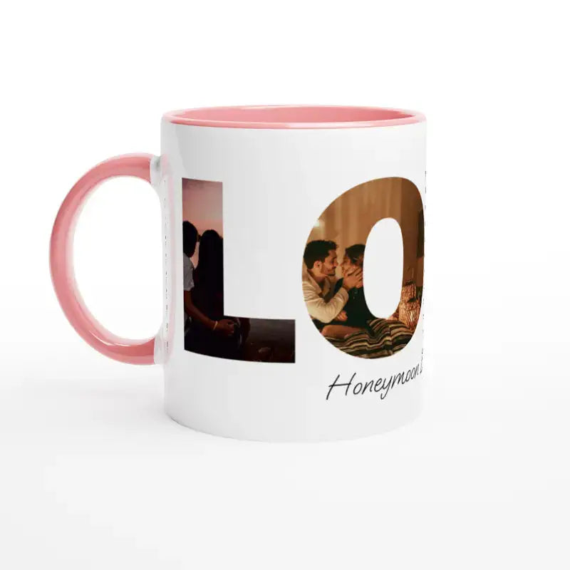 "11oz Coloured Love Photo Mug - Perfect Gift for Special Occasions"-1