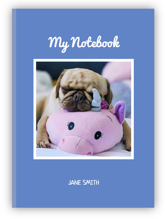 A5 Hardcover Notebook with Customizable Photo Feature (Choice of 11 Colours)